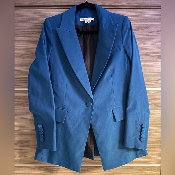 Veronica Beard Classic Blue Blazer - 8 - Picture 3 of 5